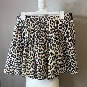 Kate Spade Animal Print Mini Skirt